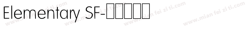 Elementary SF字体转换